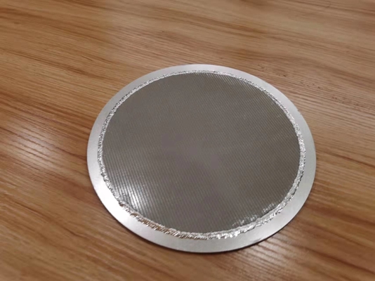 Sus316l 10 Micron Sintered Porous Disc Filter 2.0mm Thickness Dia 90mm
